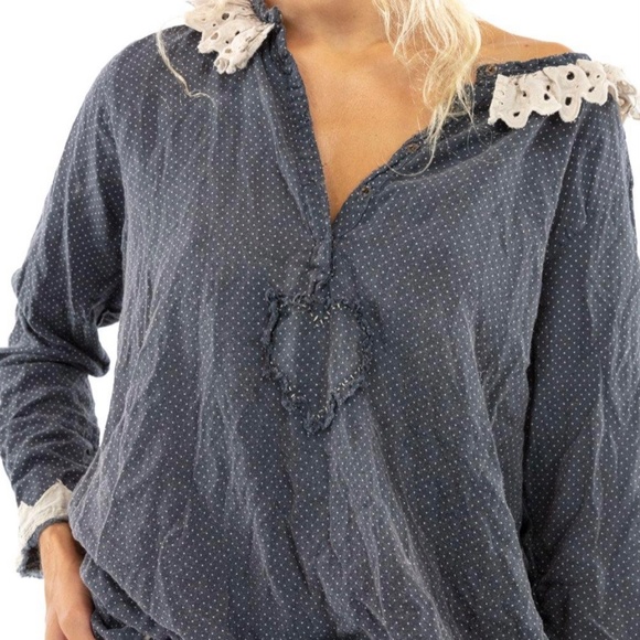 Magnolia Pearl, Navy Eudora Dress. Excellent condition - Picture 2 of 14